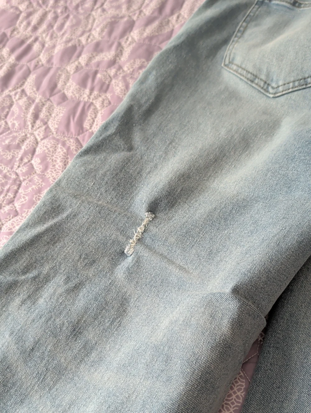 Light Blue Distressed Women’s Jeans